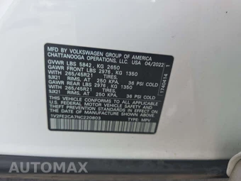 2022 Volkswagen Atlas Cross Sport V6 SEL Premium R-Line - miniatura 2