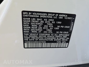 2022 Volkswagen Atlas Cross Sport V6 SEL R-Line - miniatura 14