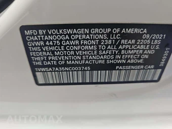 2022 Volkswagen Passat 2.0T SE - miniatura 5