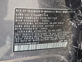 2022 Volkswagen Tiguan SE R-Line Black - miniatura 15