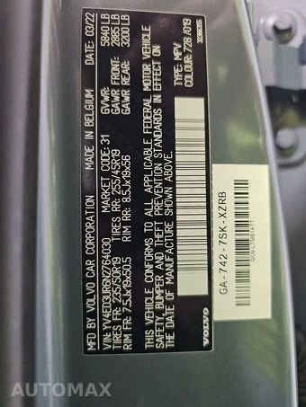 2022 Volvo XC40 Recharge Pure Electric P8 Plus - miniatura 14