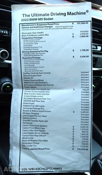 2023 BMW M5 Sedan – miniatura 66