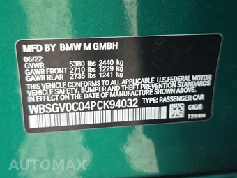 2023 BMW M8 Gran Coupe Competition Sedan – miniatura 14