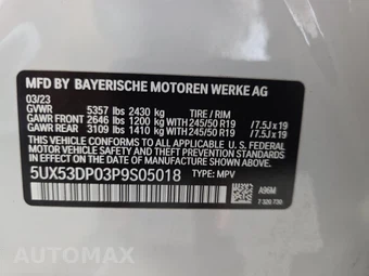 2023 BMW X3 Sports Activity Vehicle xDrive30i - miniatura 14