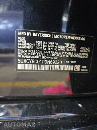 2023 BMW X6 Sports Activity Coupe M50i - miniatura 14