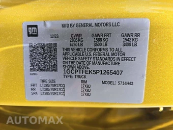 2023 Chevrolet Colorado ZR2 Crew Cab Medium Bed 4ZR - miniatura 5