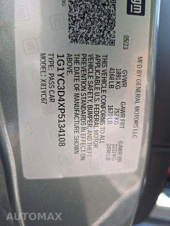 2023 Chevrolet Corvette Stingray Convertible 3LT - miniatura 5