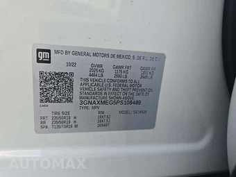 2023 Chevrolet Equinox RS 1RS - miniatura 2