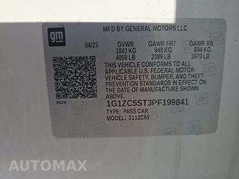 2023 Chevrolet Malibu LS 1FL - miniatura 14