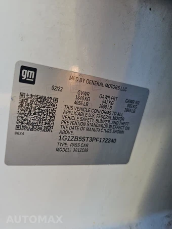 2023 Chevrolet Malibu LS 1LS – miniatura 14