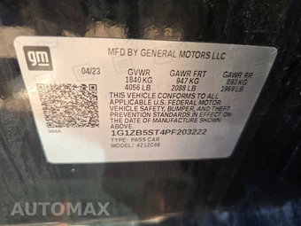 2023 Chevrolet Malibu LS 1LS – miniatura 14