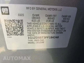 2023 Chevrolet Malibu LT 1LT – miniatura 5