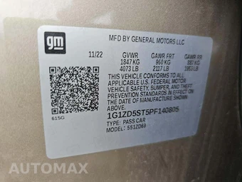 2023 Chevrolet Malibu LT 1LT - miniatura 2