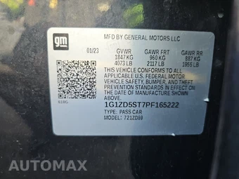 2023 Chevrolet Malibu LT 1LT - miniatura 14