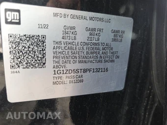 2023 Chevrolet Malibu LT 1LT - miniatura 14