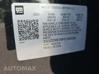 2023 Chevrolet Malibu LT 1LT - miniatura 5
