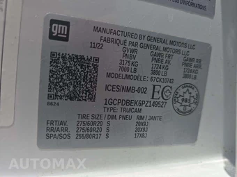 2023 Chevrolet Silverado 1500 Custom Crew Cab Medium Bed 1CX - miniatura 2