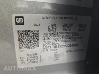 2023 Chevrolet Silverado 1500 Custom Crew Cab Short Bed 1CX - miniatura 13