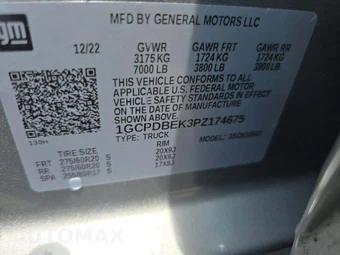 2023 Chevrolet Silverado 1500 Custom Crew Cab Short Bed 1CX – miniatura 5