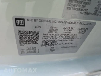 2023 Chevrolet Silverado 1500 Custom Crew Cab Short Bed 1CX - miniatura 11