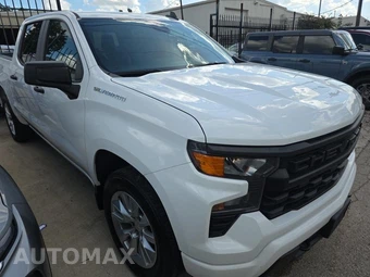 2023 Chevrolet Silverado 1500 Custom Crew Cab Short Bed 1CX - miniatura 3