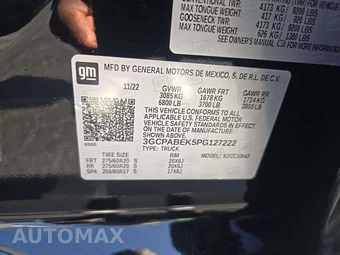 2023 Chevrolet Silverado 1500 Custom Crew Cab Short Bed 1CX - miniatura 2