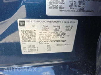 2023 Chevrolet Silverado 1500 Custom Crew Cab Short Bed 1CX - miniatura 5