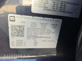 2023 Chevrolet Silverado 1500 Custom Crew Cab Short Bed 1CX - miniatura 2