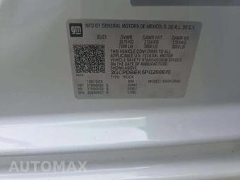 2023 Chevrolet Silverado 1500 Custom Crew Cab Short Bed 1CX - miniatura 5