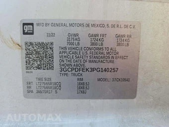 2023 Chevrolet Silverado 1500 LT Trail Boss Crew Cab Short Bed 2LT - miniatura 2