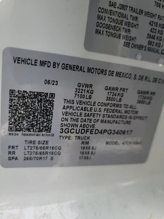 2023 Chevrolet Silverado 1500 LT Trail Boss Crew Cab Short Bed 2LT - miniatura 14