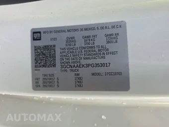 2023 Chevrolet Silverado 1500 WT Regular Cab Medium Bed 1WT – miniatura 13
