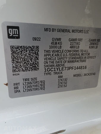 2023 Chevrolet Silverado 2500HD WT Crew Cab Medium Bed 1WT - miniatura 14
