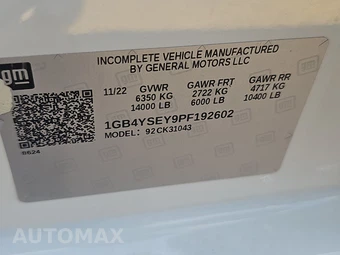 2023 Chevrolet Silverado 3500HD Cab Chassis Work Truck Crew Cab 1WT DRW - miniatura 14