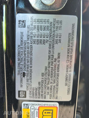 2023 Chevrolet Tahoe RST 1SP - miniatura 2