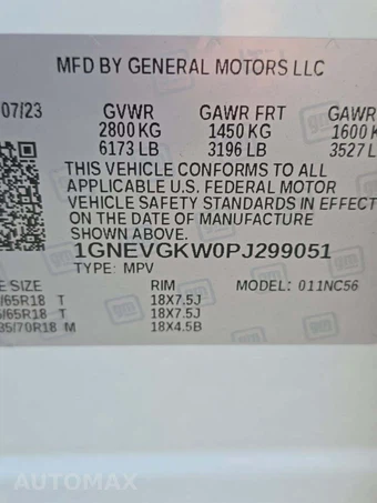 2023 Chevrolet Traverse LT Cloth 1LT - miniatura 5