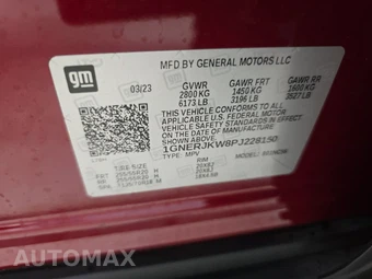 2023 Chevrolet Traverse RS 2LT - miniatura 15