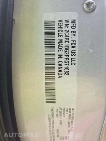 2023 Chrysler Pacifica Touring L 121.6" WB - miniatura 5