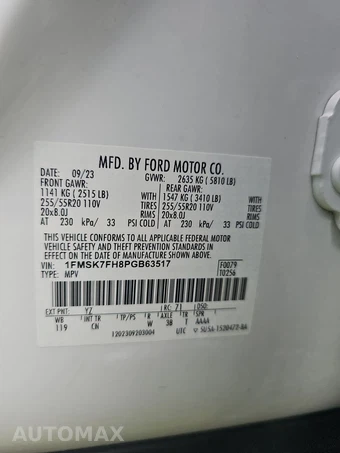 2023 Ford Explorer Limited – miniatura 16