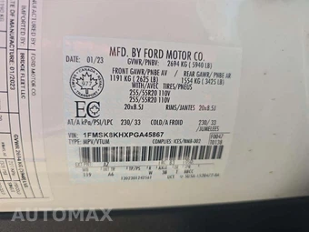 2023 Ford Explorer ST-Line - miniatura 2