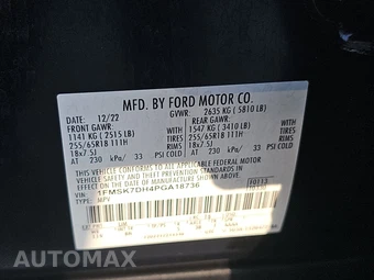 2023 Ford Explorer XLT – miniatura 15