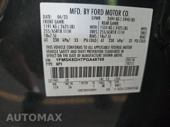 2023 Ford Explorer XLT - miniatura 15