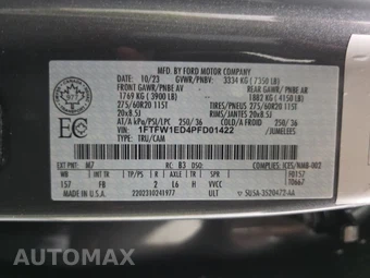 2023 Ford F-150 Hybrid XLT Crew Cab Medium Bed - miniatura 14