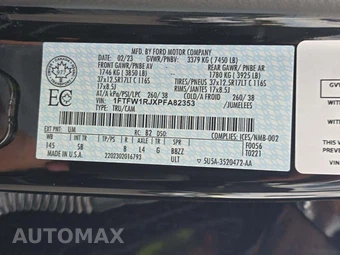 2023 Ford F-150 Raptor Crew Cab Short Bed - miniatura 5
