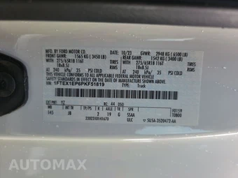 2023 Ford F-150 XL Extended Cab Medium Bed w/Rear Doors - miniatura 14
