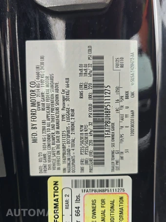 2023 Ford Mustang EcoBoost Premium Convertible - miniatura 15
