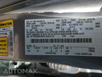 2023 Ford Ranger XLT Crew Cab Medium Bed - miniatura 14