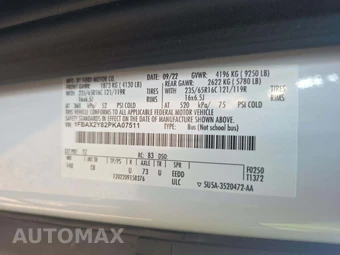 2023 Ford Transit 350 Passenger Van XL Low Roof 148.0" WB - miniatura 5