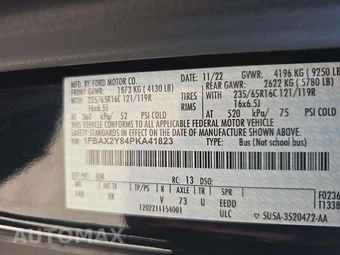 2023 Ford Transit 350 Passenger Van XL Low Roof 148.0" WB - miniatura 2