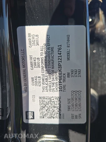 2023 GMC Canyon AT4X Crew Cab Medium Bed 4TX - miniatura 14